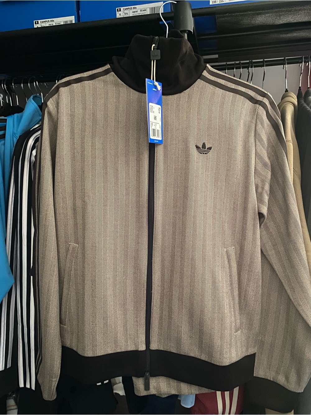 adidas women’s tweed track suit